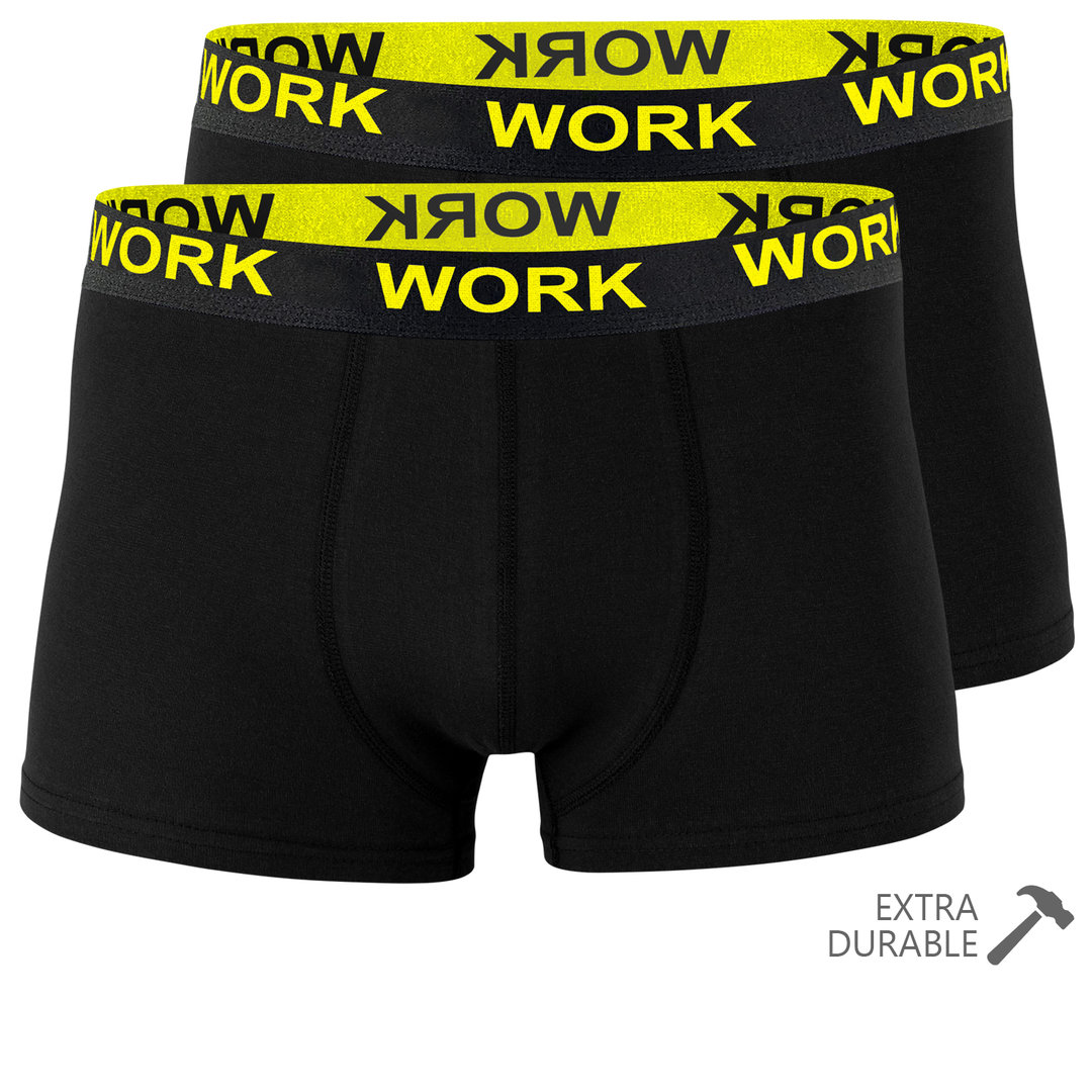 2er Pack Boxershorts "WORK" aus Baumwolle