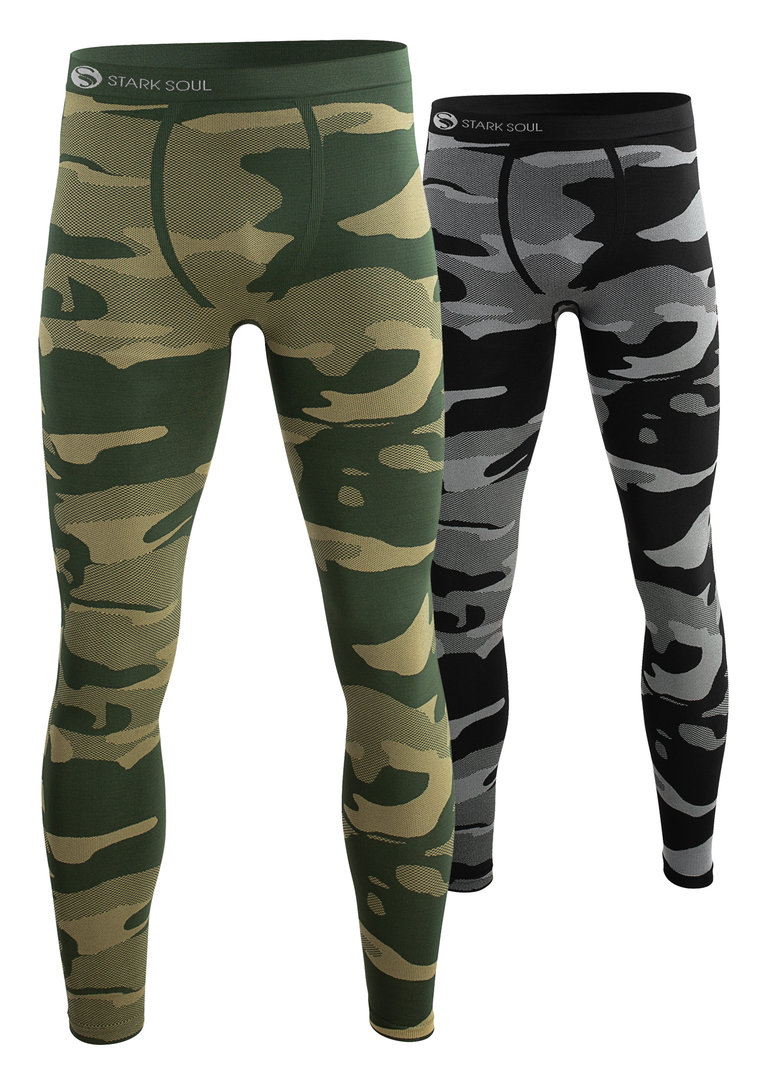 STARK SOUL® Herren seamless Thermo Funktionshose - Farbe wählbar