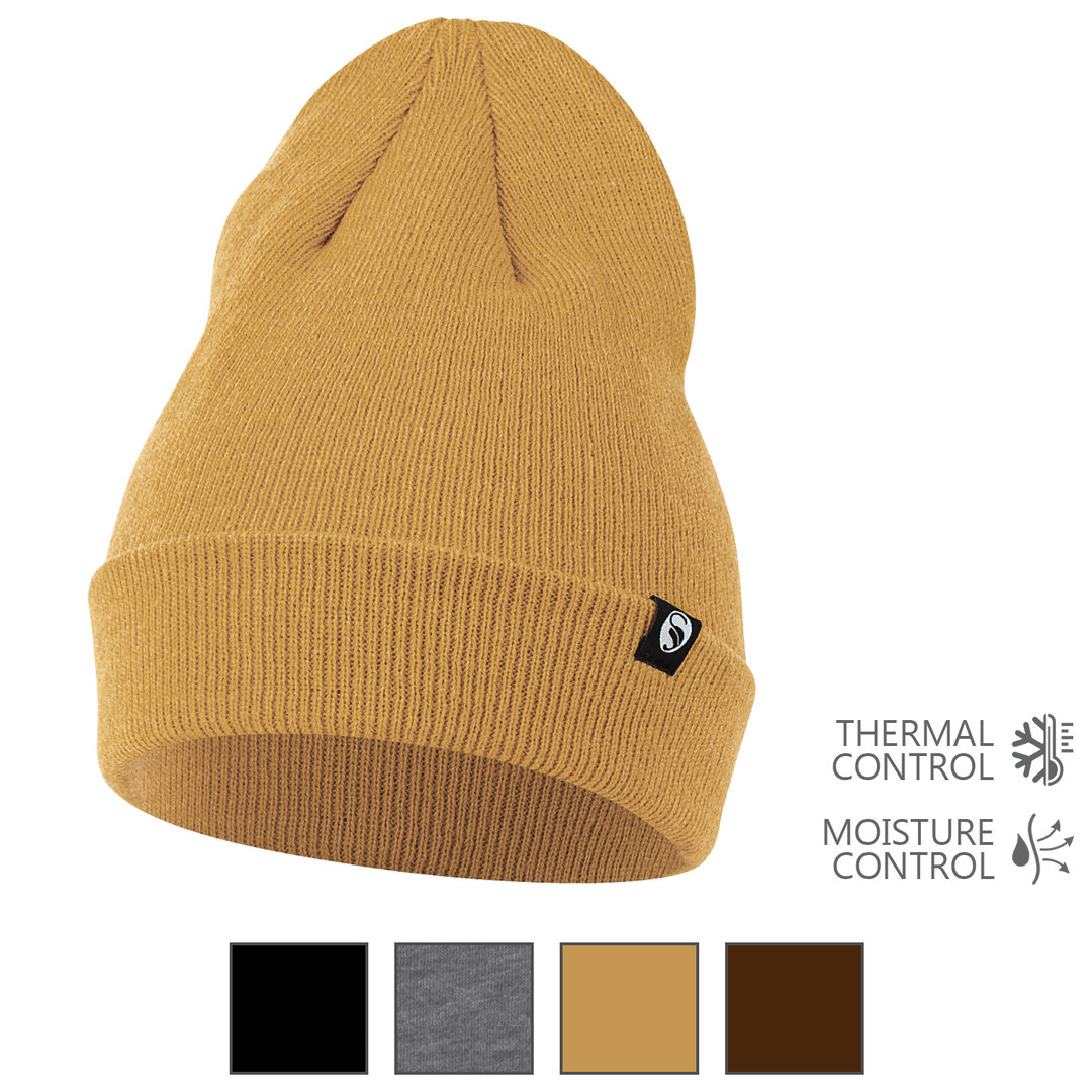 Stark Soul® Unisex Strickmütze mit Innenfleece - Farbe wählbar