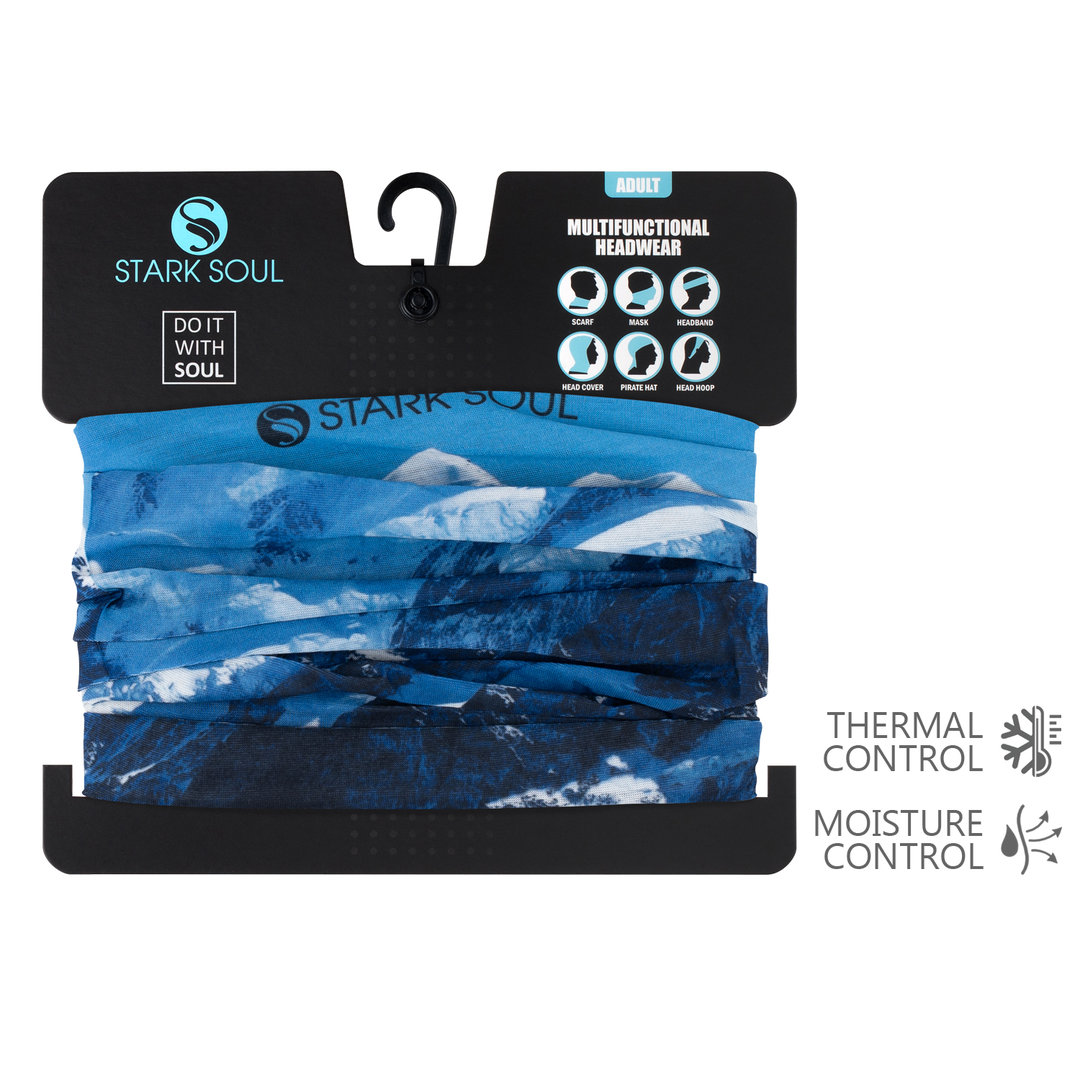 Stark Soul® Unisex Neckwarmer MOUNTAINS