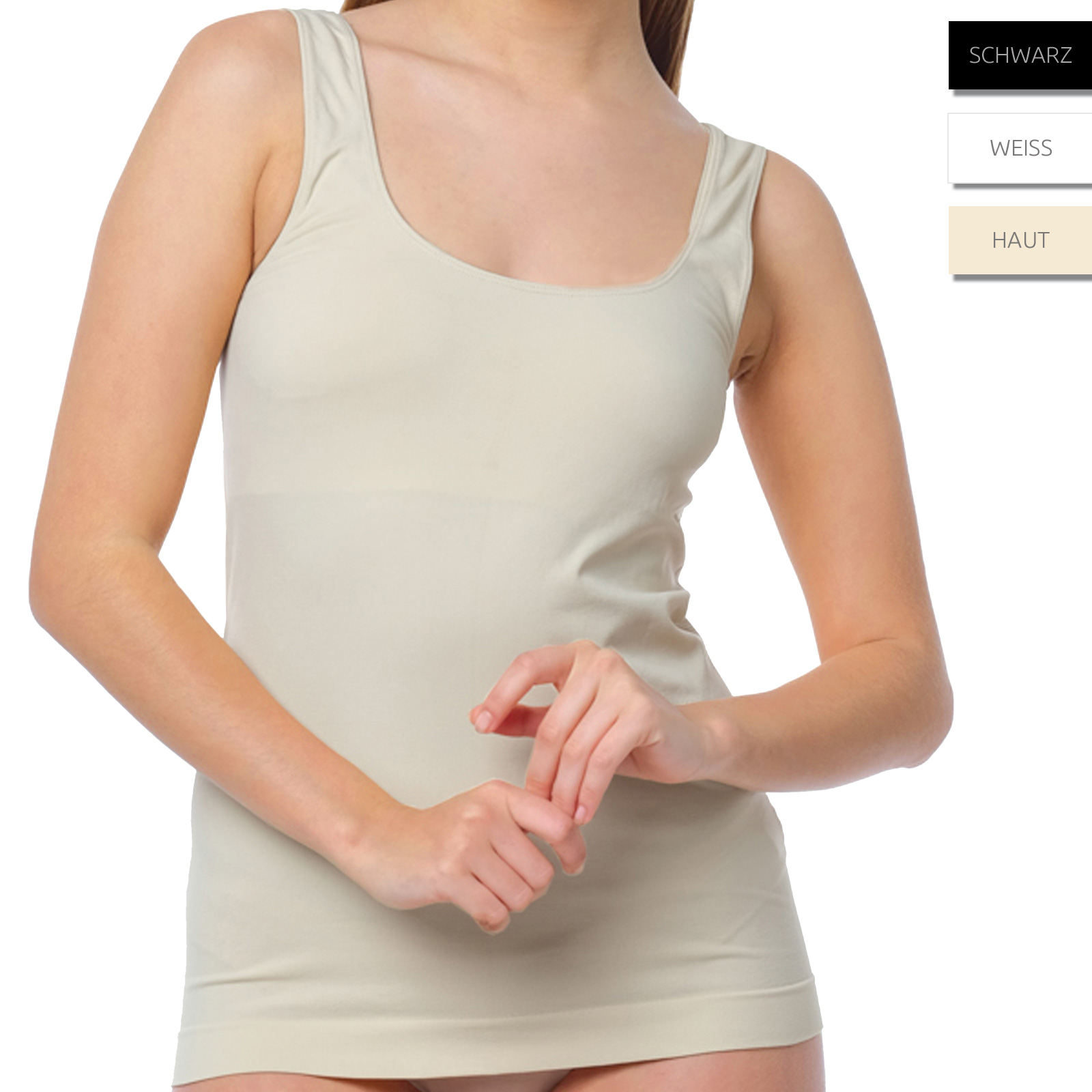 yenita® Damen seamless Mikrofaser Tank Top - Farbe wählbar